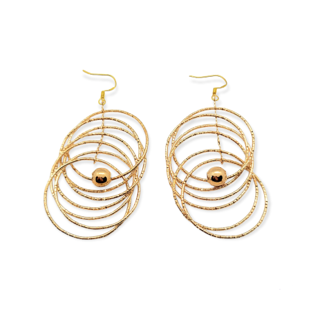 EARRINGS WITH CIRCLES
